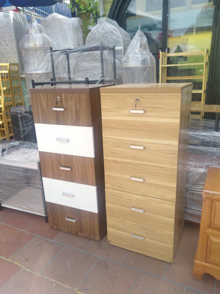 Tủ Đầu Giuờng Gỗ Công Nghiệp 5 Ngăn Kéo Hải Phòng
